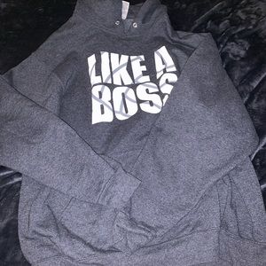 ‘Like a boss’ volleyball hoodie!